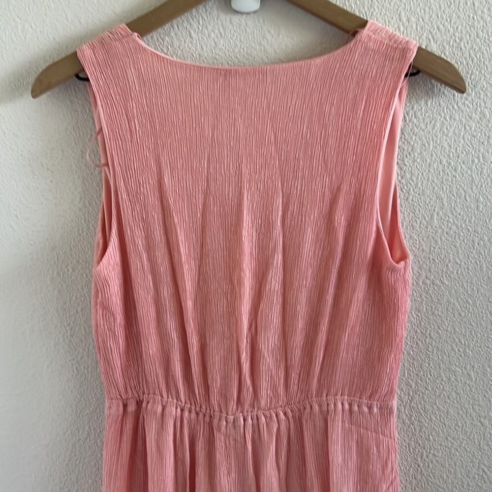 Flying Tomato Colorblock Pink Orange Feminine Long Dress Boho Medium - Picture 7 of 8